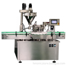 Powder Filling Capping Labeling Machine
